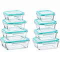 Gudkor 16pcs Glass Container Seal Food Storage Box